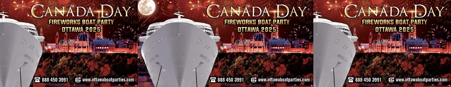 Canada Day Fireworks Boat Party Ottawa 2025