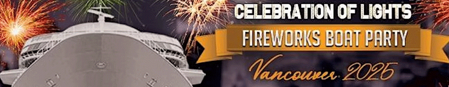 Celebration of Lights Fireworks Boat Party Vancouver 2025 | July 19th