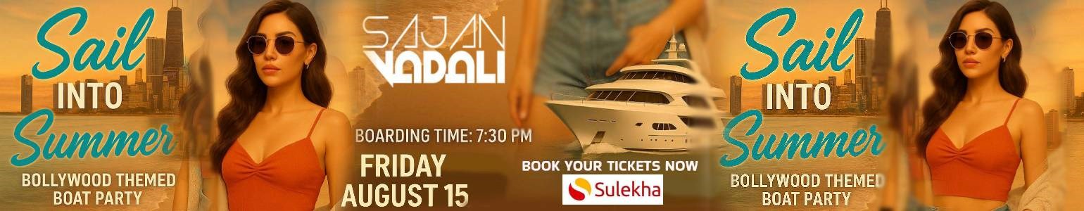 CHICAGO'S HOTTEST BOLLYWOOD BOAT PARTY – ROUND THREE