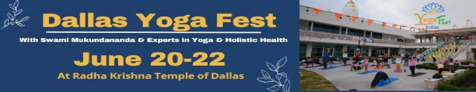 Dallas Yoga Fest by Radha Krishna Temple of Dallas
