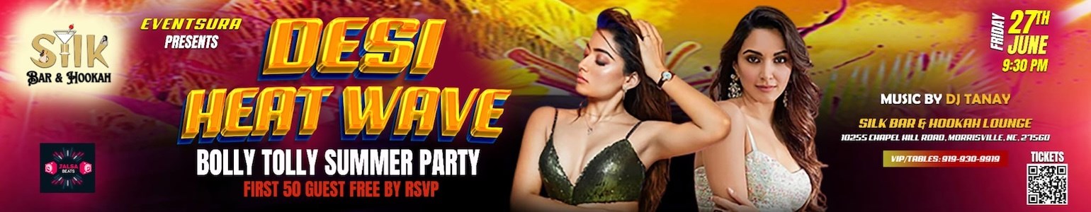 Bollywood Heat: Raleigh's Ultimate Summer DJ Night