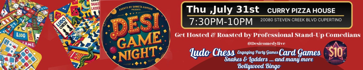 Desi Game Night – Fun, Laughter & Games!