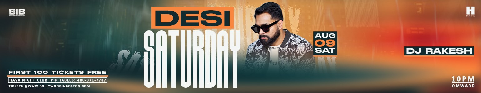 DESI SATURDAYS at HAVA NIGHT CLUB with DJ RAKESH