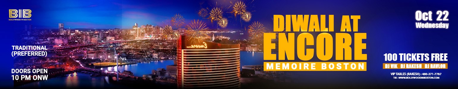 DIWALI at ENCORE (MEMOIRE BOSTON)