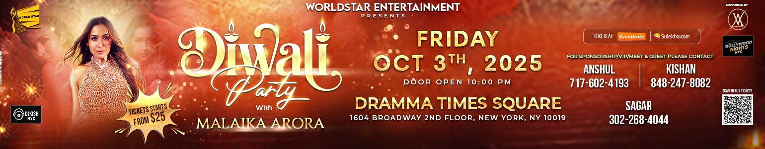 Diwali Party 2025 with Malaika Arora in New York