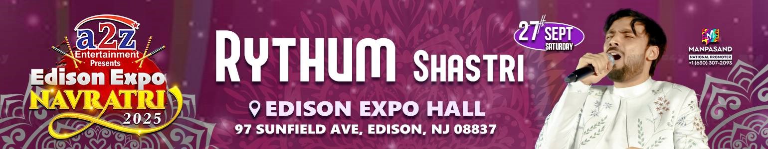 Navratri With Rythum Shastri EDISON EXPO NEW JERSEY