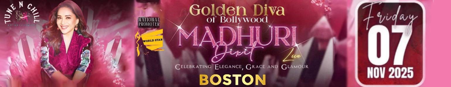 Evening with Forever Queen Madhuri Dixit in BOSTON