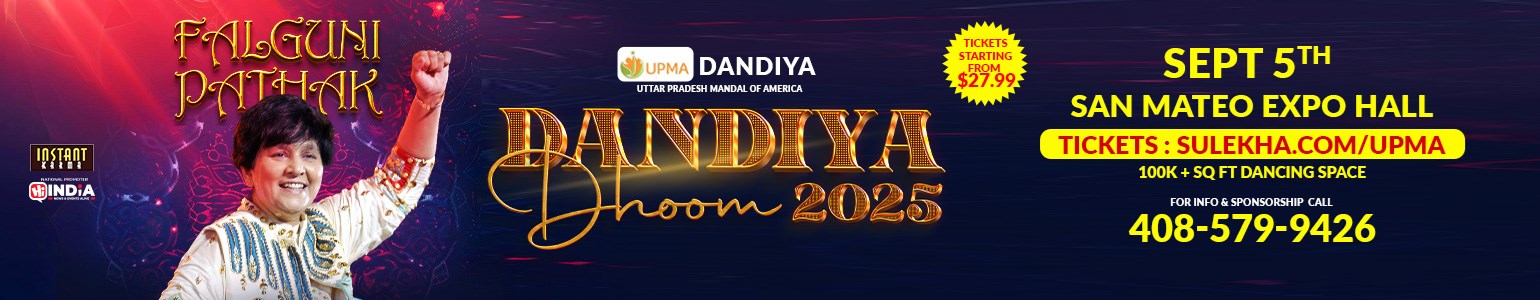 Falguni Pathak - Dandiya Dhoom 2025 in Bay Area