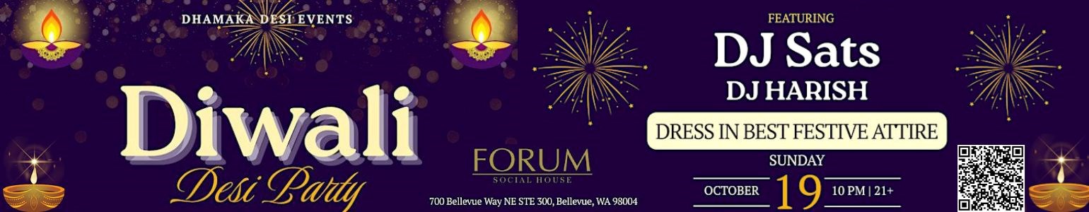 Festival Of Lights - Diwali Desi Party with DJ Sats & DJ Harish in Forum Social House