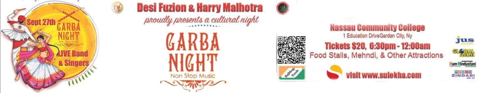 Garba Night Non Stop Music Live Band and Singers in Garden City, Ny.