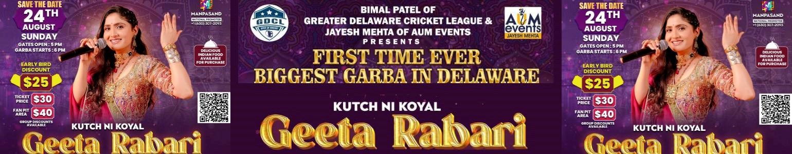 Geeta Rabari Garba 2025 in Delaware