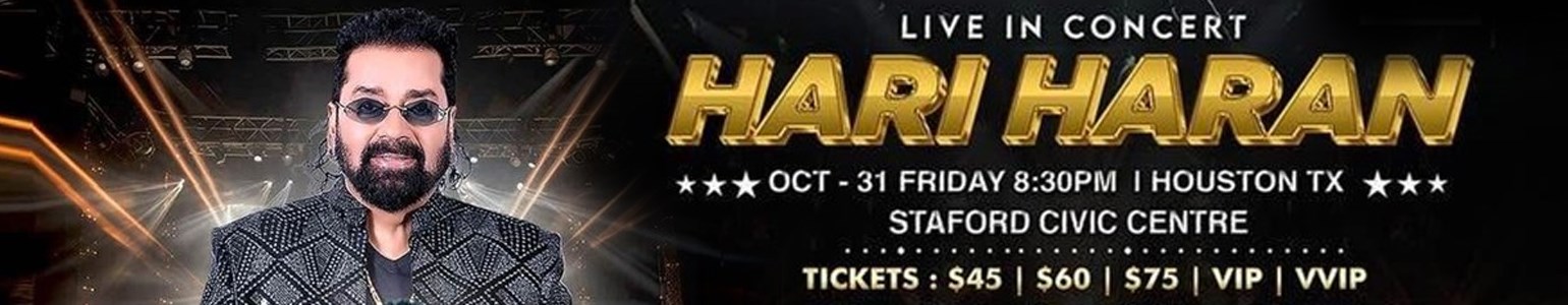 Hariharan Live Concert 2025 in Houston