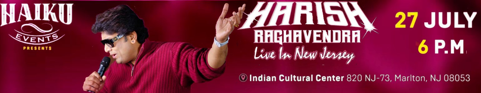 Harish Raghavendra Live Concert in New Jersey