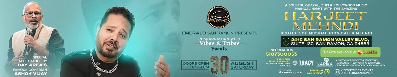 Harjeet Mehndi Live in Bay Area