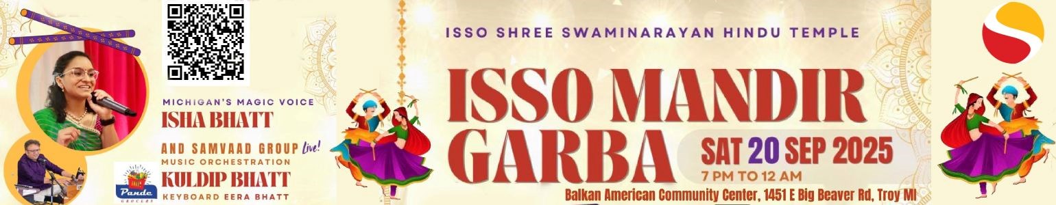 ISSO Mandir Dandiya & Garba Night in Michigan