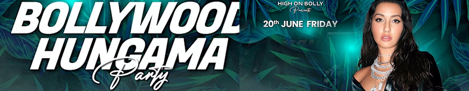 June 20| Friday | Bollywood Hungama Party | Mountain View