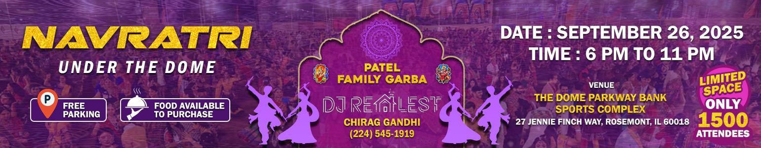 Navratri under the dome in illinoise