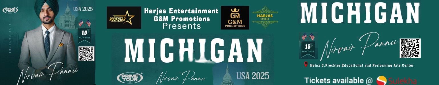 Nirvair Pannu Live in Michigan – USA Tour 2025