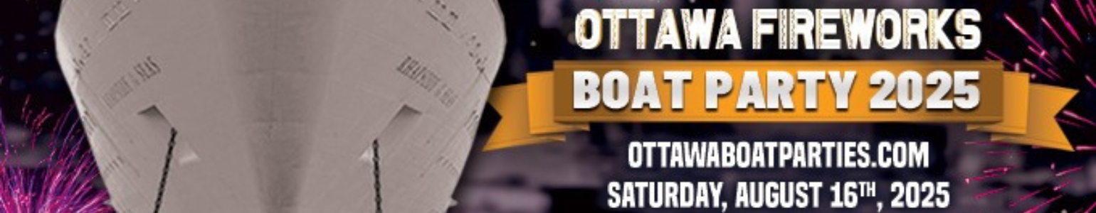 Ottawa Fireworks Boat Party Festival 2025