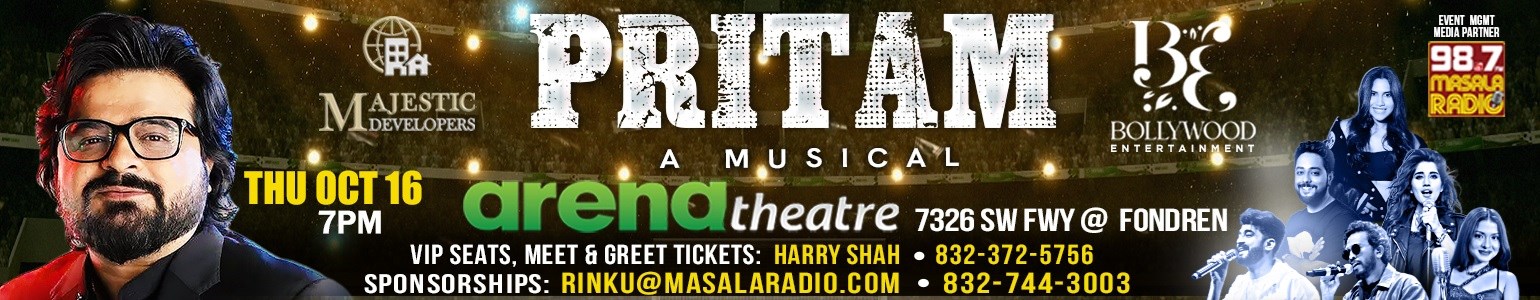 Pritam - A Musical Live In Concert Houston 2025