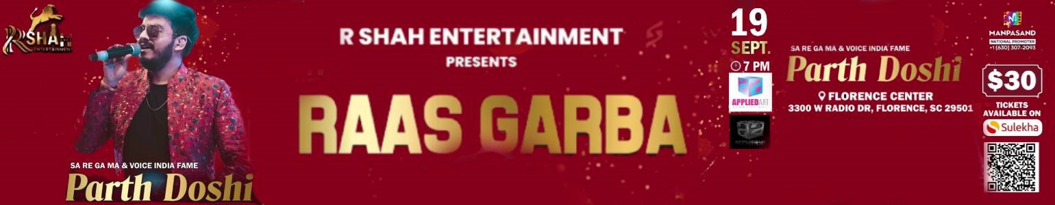 RAAS GARBA WITH PARTHA DOSHI IN SOUTH CAROLINA
