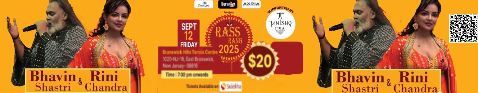 Rass Rang 2025 In New Jersey With Bhavin Shastri