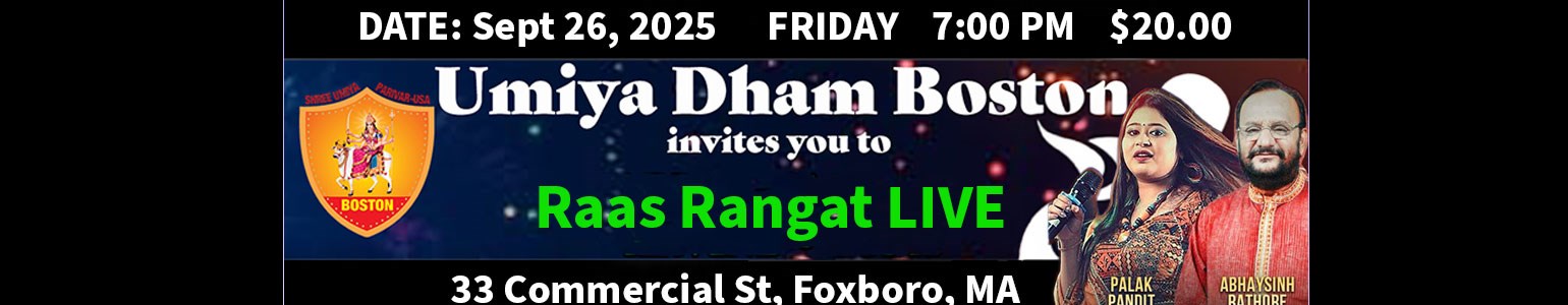 Rass Rangat Garba at Umiya Dham Boston