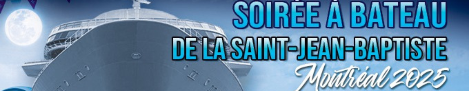 Soirée à Bateau de la Saint-Jean-Baptiste Montréal 2025
