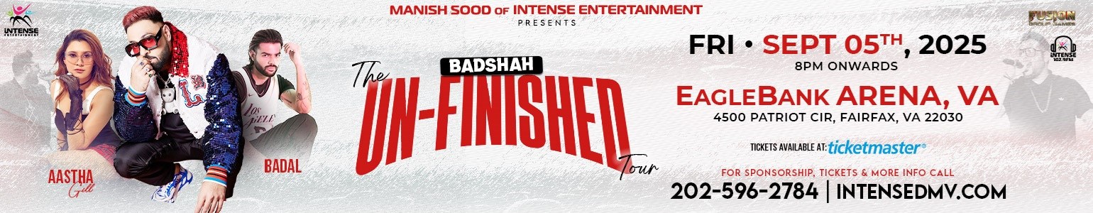 The Unfinished Tour: 10 years of Badshah LIVE In Washington