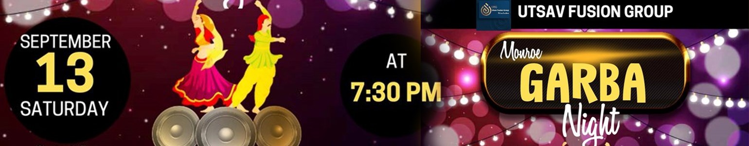 Utsav Fusion Group Monroe Garba Night 