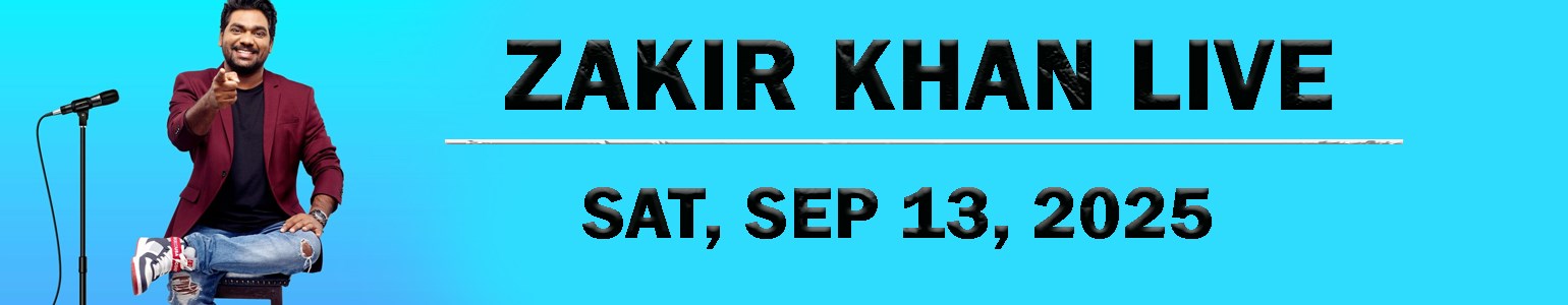 Zakir Khan Live In Lauderhill, Florida (Age 16+)