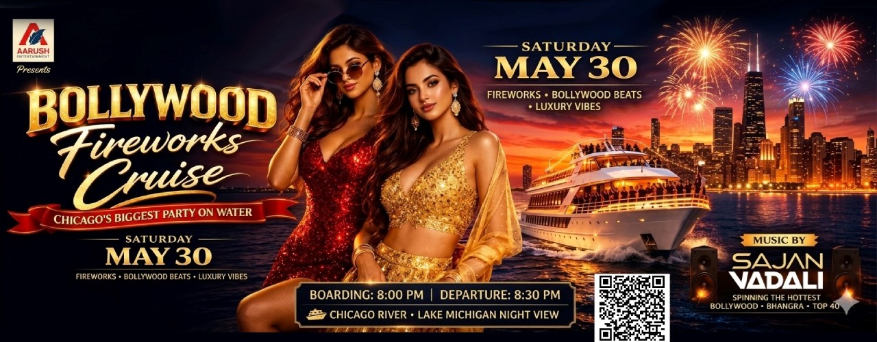 CHICAGO’S ULTIMATE BOLLYWOOD BOAT PARTY – 2026 KICKOFF!