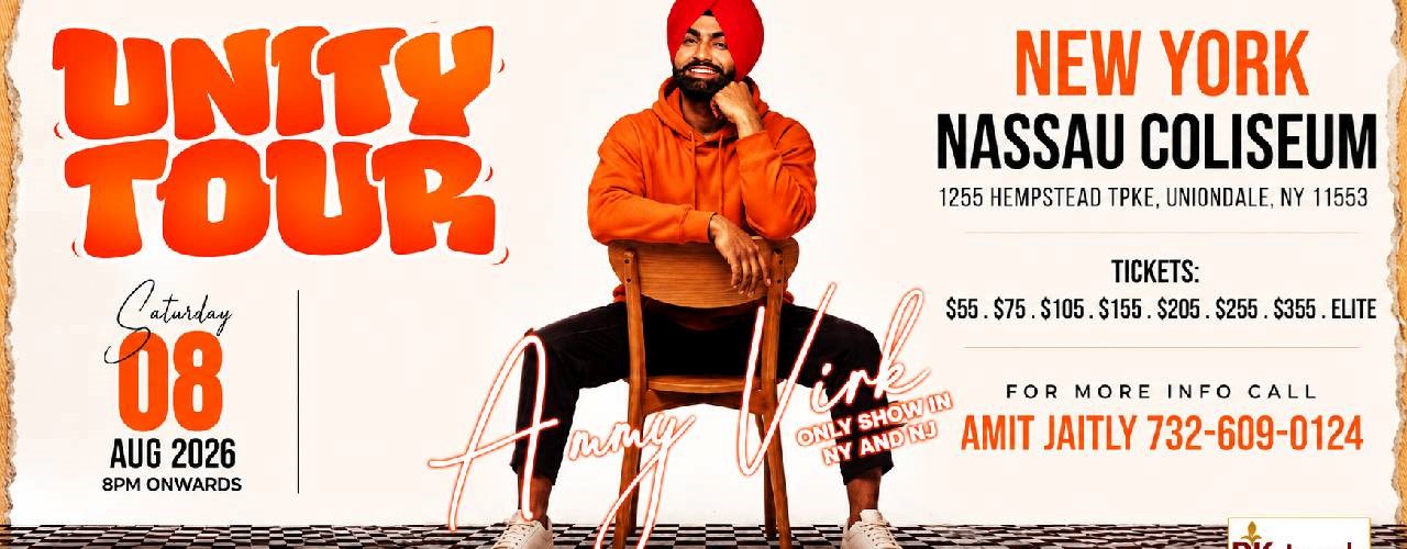 Ammy Virk Unity Tour In New York
