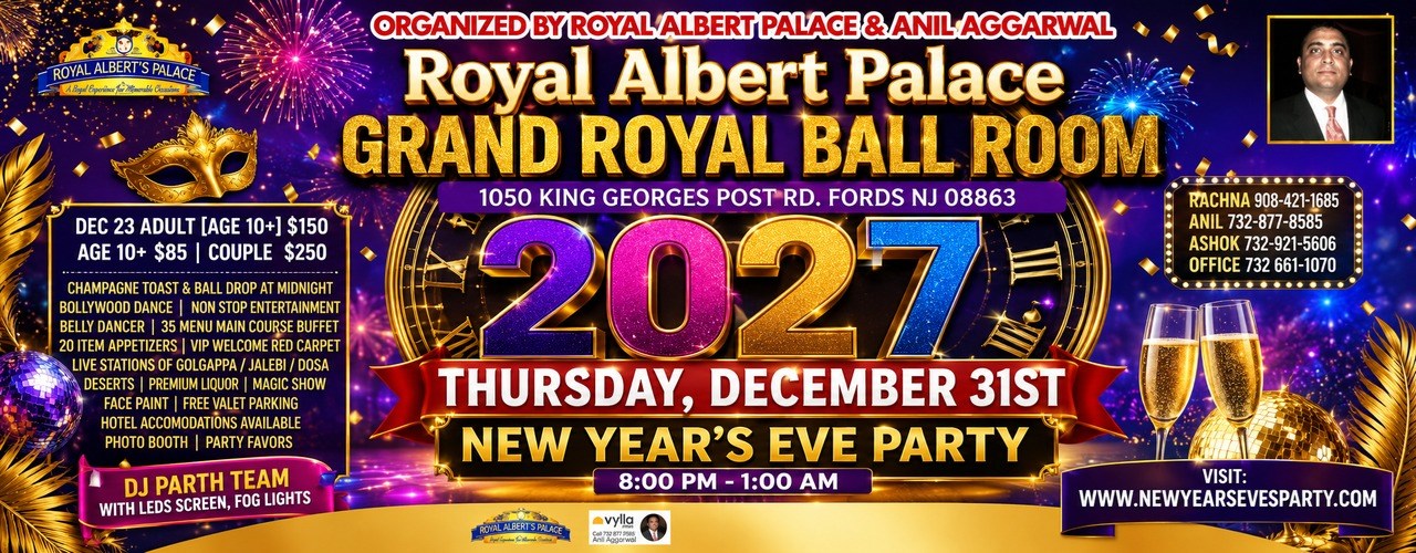 Another Grand New Year Eve Party In Royal Albert Palace Ball Room