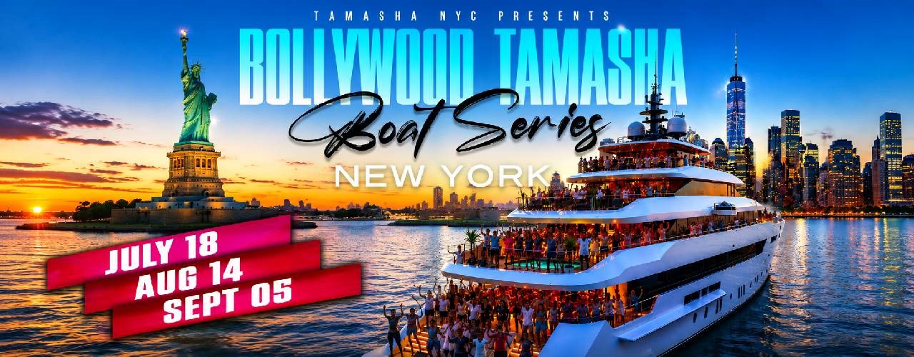 AUG 14: NYC BOLLYWOOD BOAT PARTY AT SKYPORT MARINA