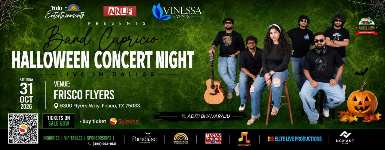 Band Capricio Live in Dallas: Halloween Concert Night 2026