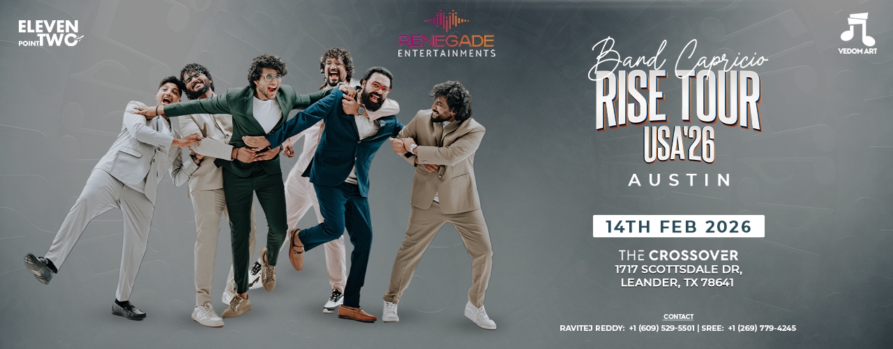 Band Capricio Rise Tour 2026 - Austin