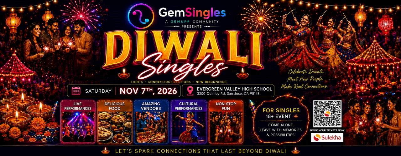 Cancelled - Bay Area's Biggest DIWALI Celebration for SINGLES