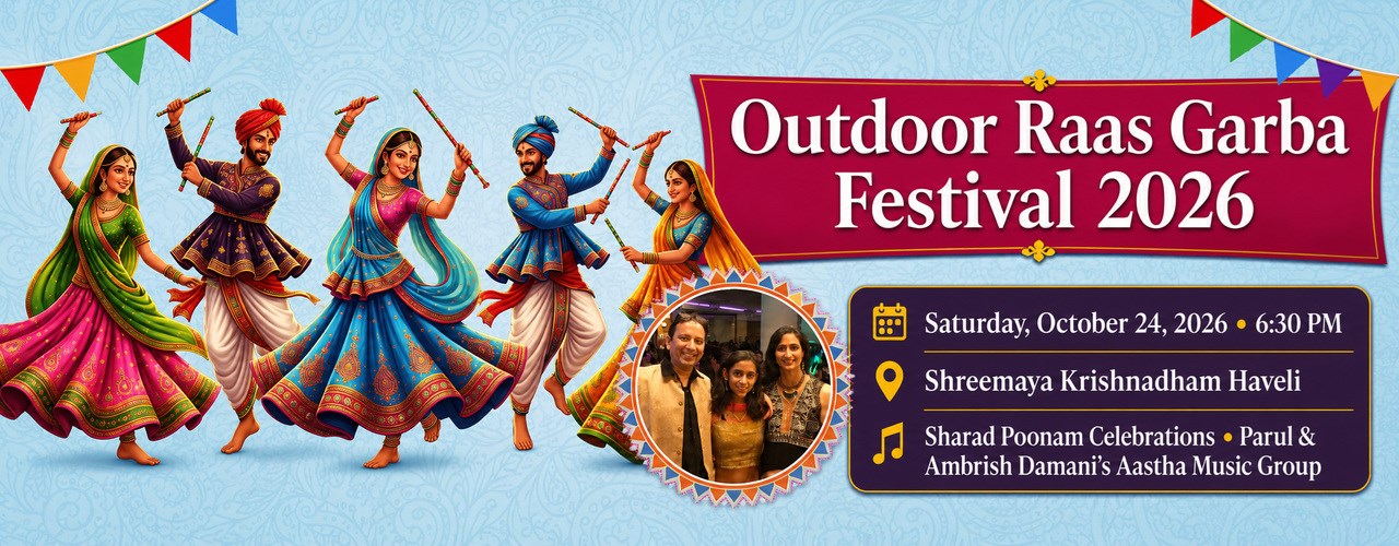 BAYVP-ICA-CCF Raas Garba Festival 2026 Sat, Oct 24th - 6:30 PM
