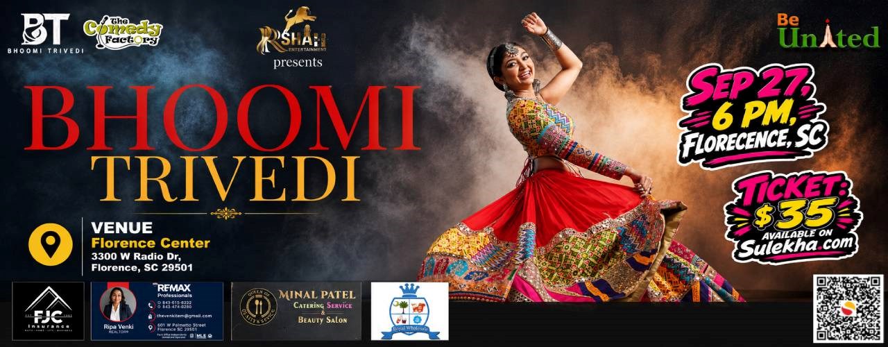 Bhoomi Trivedi Dandiya Celebration in South Carolina