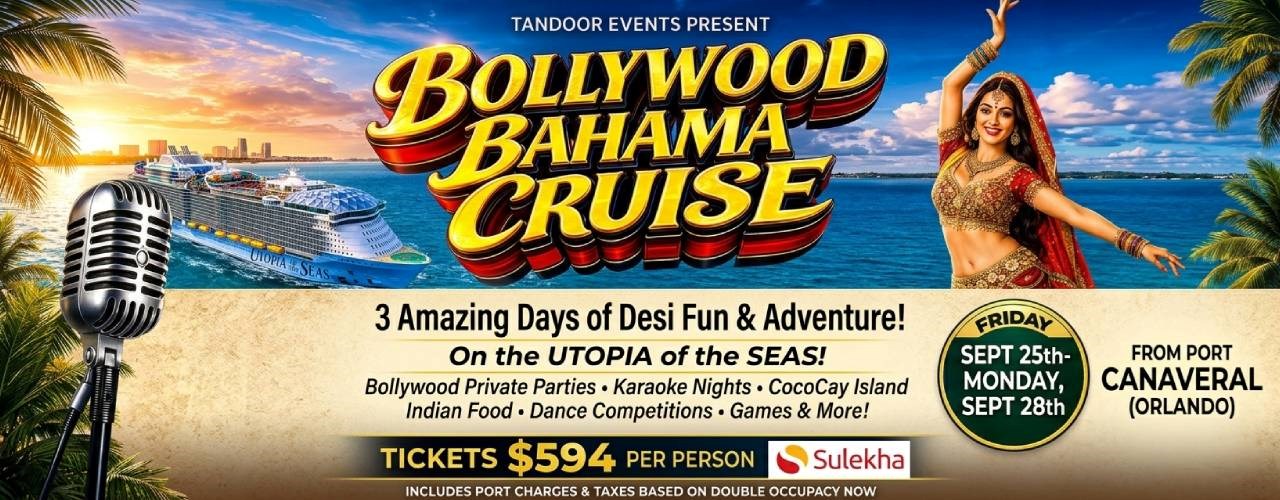 BOLLYWOOD BAHAMA CRUISE 2026