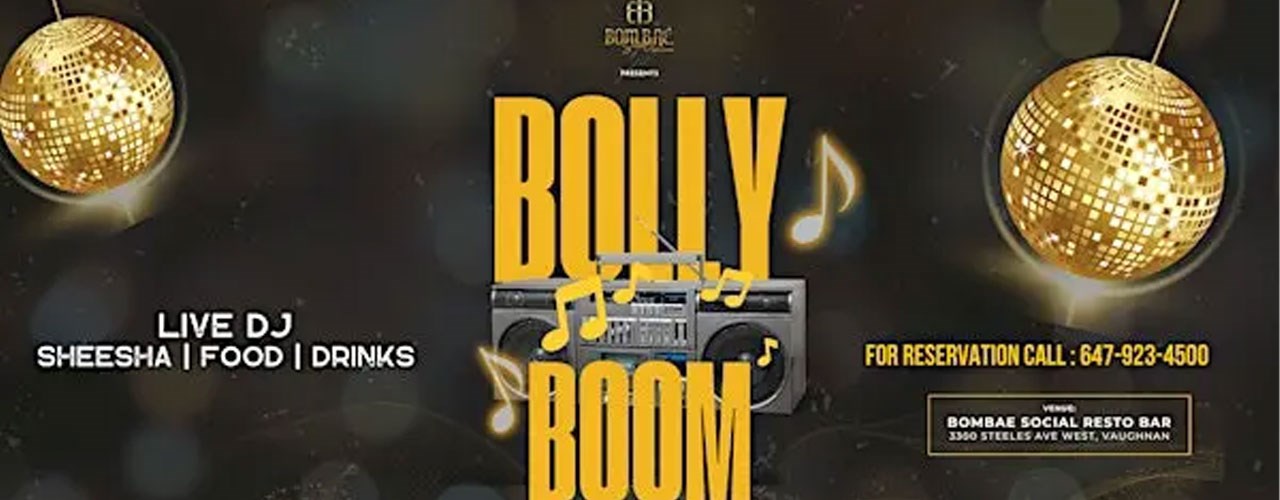 Bollywood Boom Friday Night (Tickets Redeemable Inside)