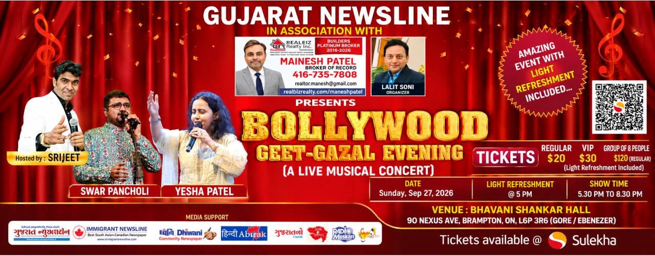 Bollywood Geet-Gazal Evening – A Live Musical Concert In Ontario