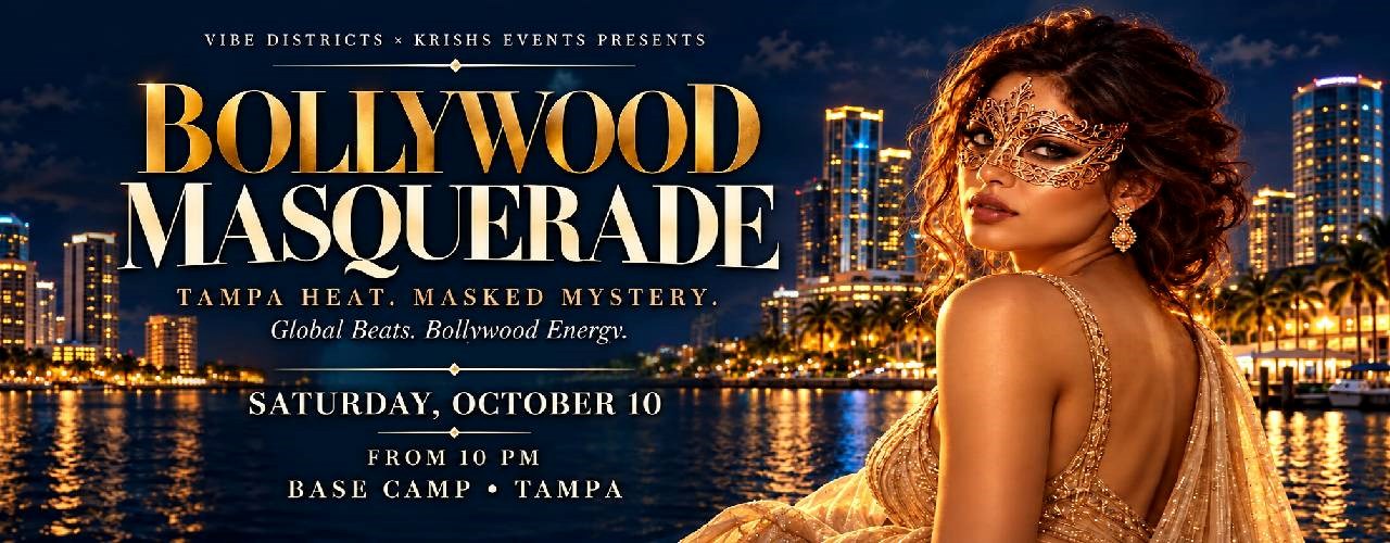 Bollywood Masquerade Tampa | DJ Oncore at Big Space | October 10