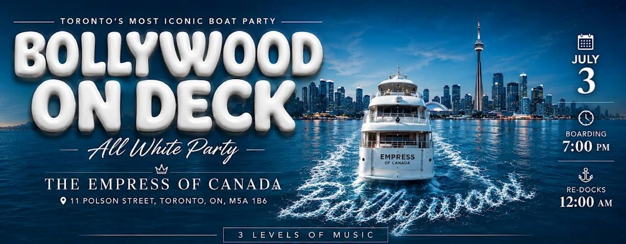 BOLLYWOOD ON DECK — ALL WHITE PARTY