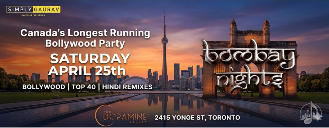 BOMBAY NIGHTS | Canada's Longest Running Bollywood Party