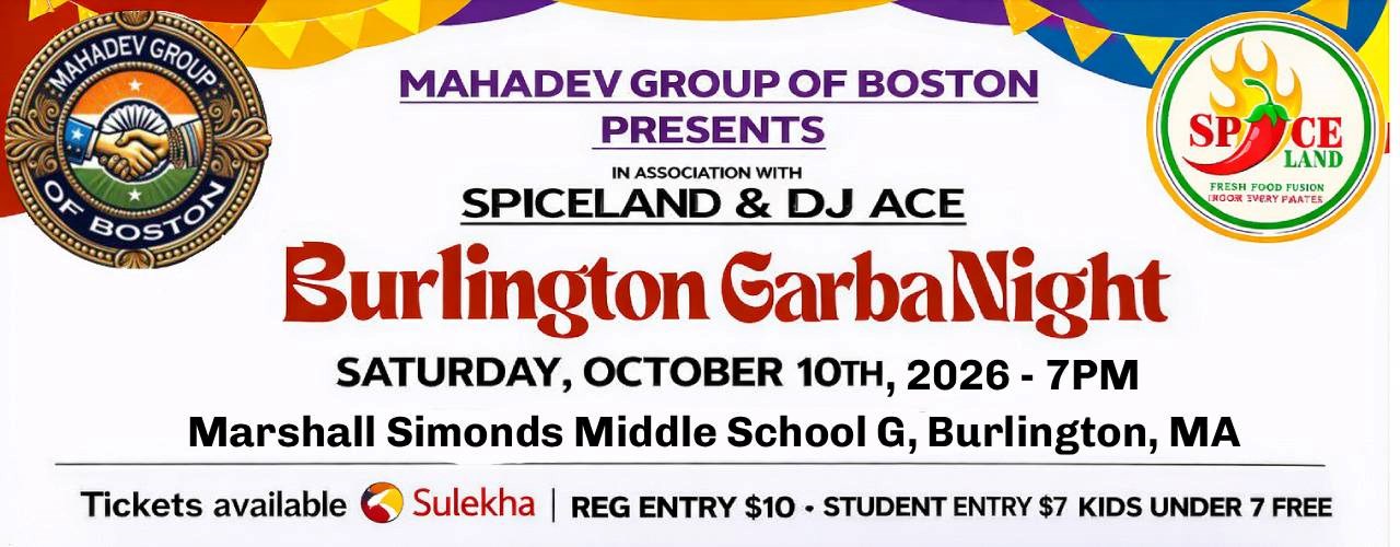 Burlington Garba Night 2026