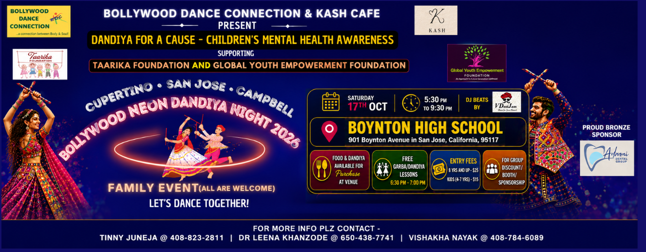 Cupertino/ SanJose/ Campbell BOLLYWOOD NEON Dandiya Night 2026