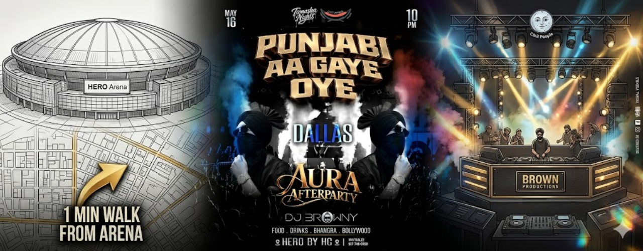DALLAS AURA AFTERPARTY- BOLLYWOOD BHANGRA AT HERO BY HG