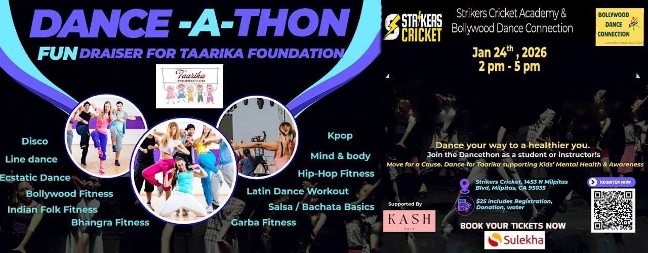 DANCE-A-THON, Fundraiser for Taarika Foundation
